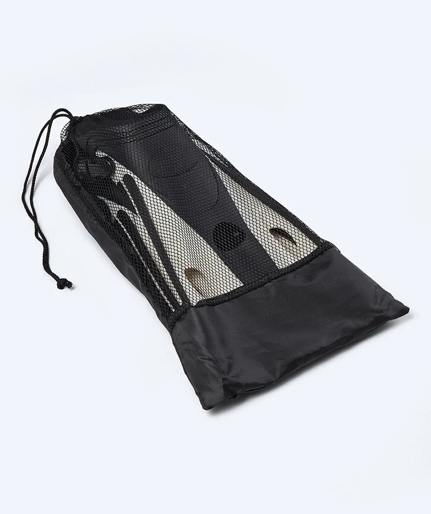Watery diving fins for adults - Launch - Black/white - Image 8