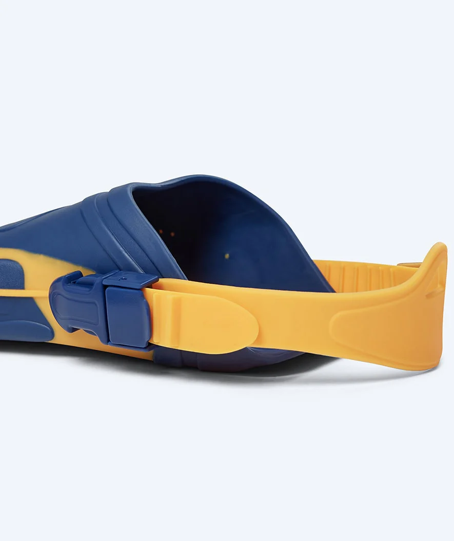 Watery diving fins for adults - Launch - Dark blue/orange - Image 6
