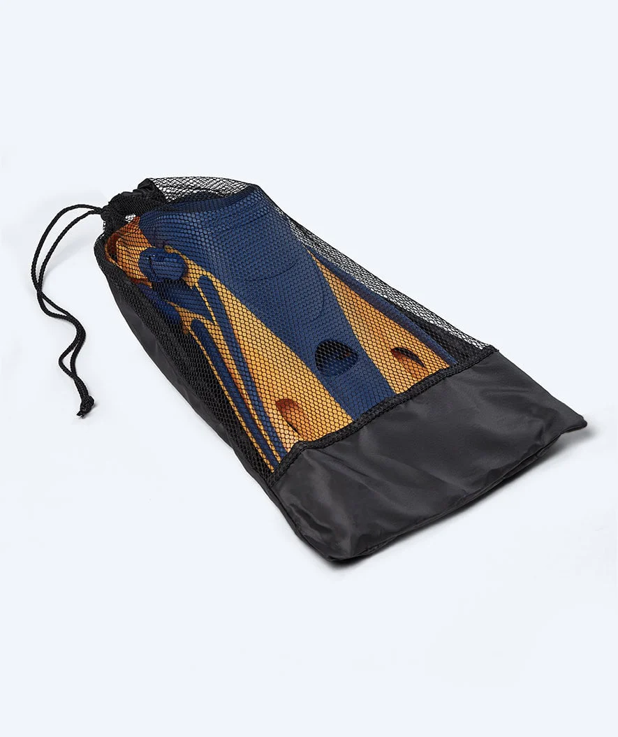 Watery diving fins for adults - Launch - Dark blue/orange - Image 8