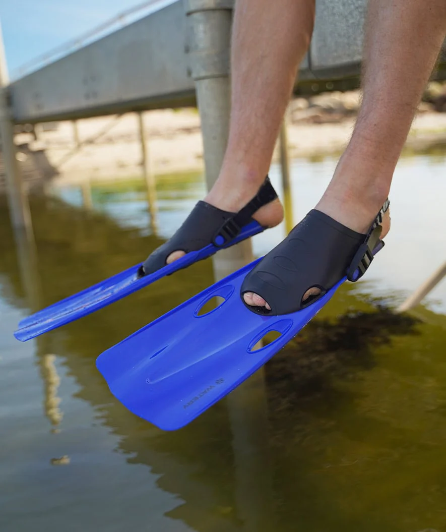 Watery diving fins for adults - Masika - Blue - Image 15
