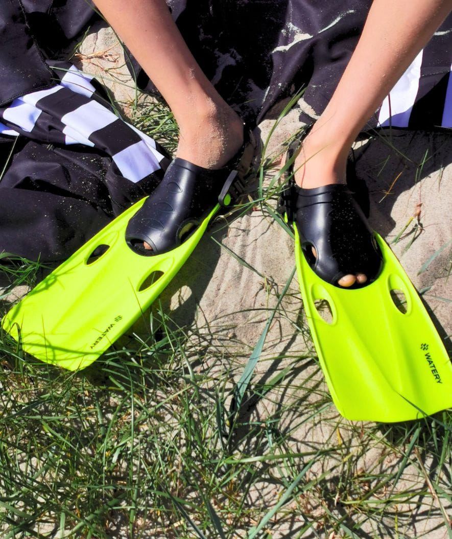 Watery diving fins for kids - Masika - Green - Image 4