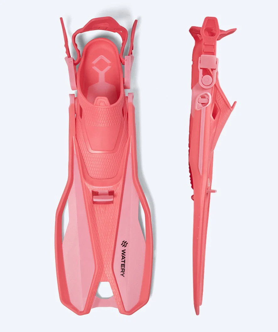 Watery diving fins for kids - Sunset - Pink