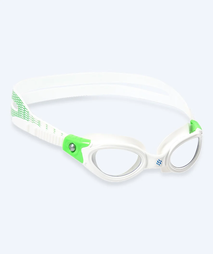 Watery diving goggles for kids - Delta - Green/white