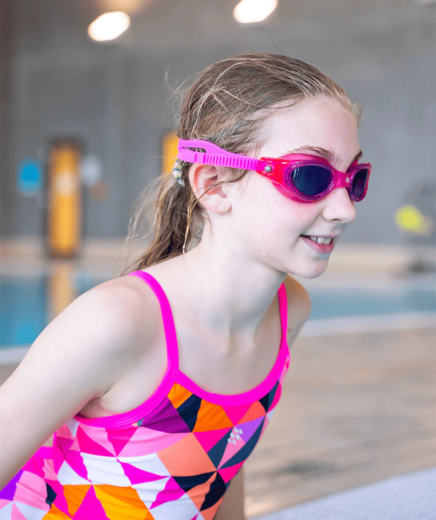 Watery diving goggles for kids - Pacific - Blue (Smoke lens) - Image 3
