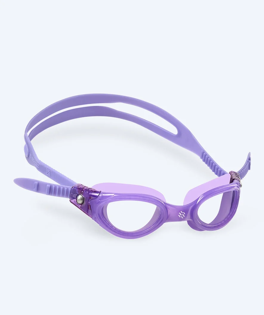 Watery diving goggles for kids - Pacific - Purple/clear