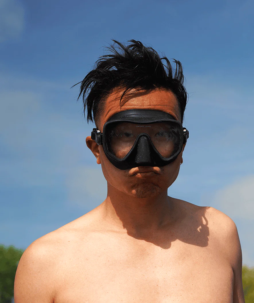 Watery diving mask for adults (from 15 years) - Coast - Black - Image 10
