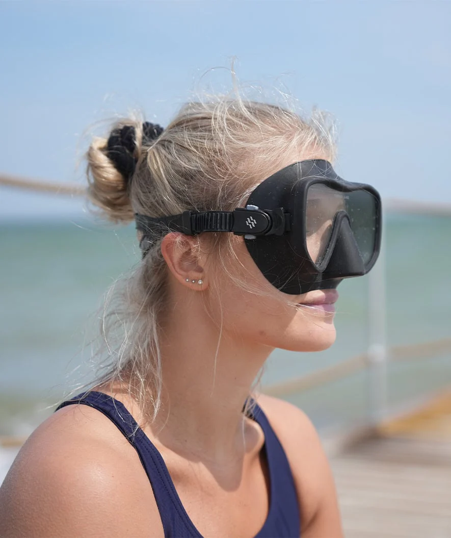 Watery diving mask for adults (from 15 years) - Coast - Black - Image 9