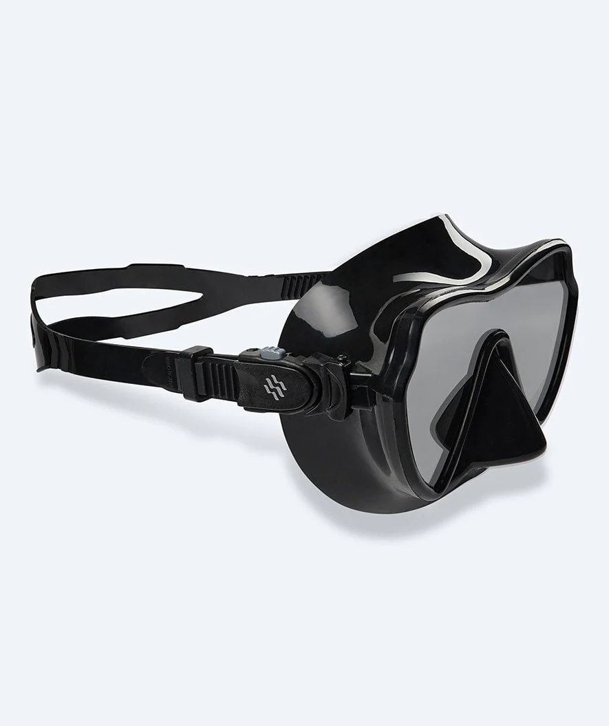 Watery diving mask for adults (from 12 years) - Fraser - Black - Image 2