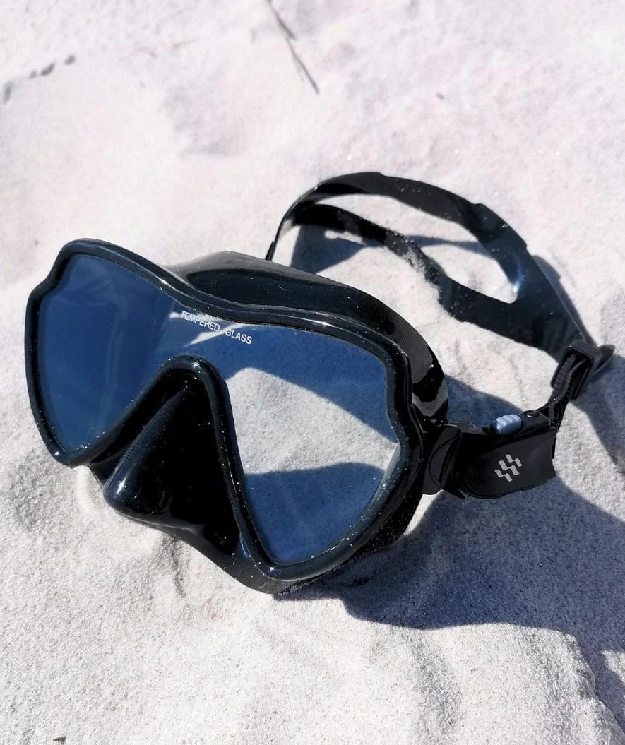 Watery diving mask for adults (from 12 years) - Fraser - Black - Image 3