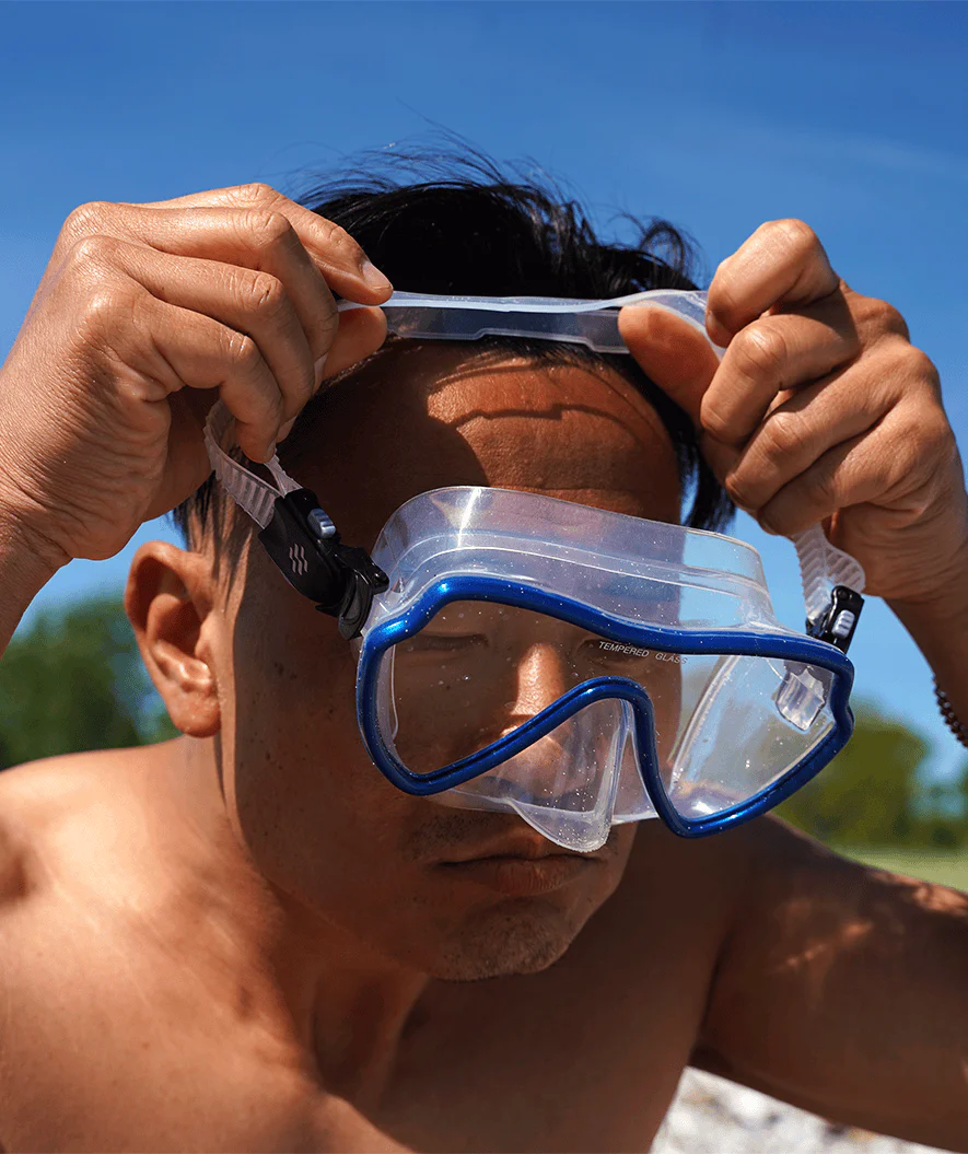 Watery diving mask for adults (from 12 years) - Fraser - Black - Image 4