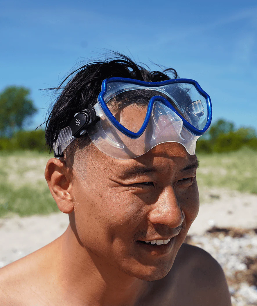 Watery diving mask for adults (from 15 years) - Fraser - Blue/clear - Image 10