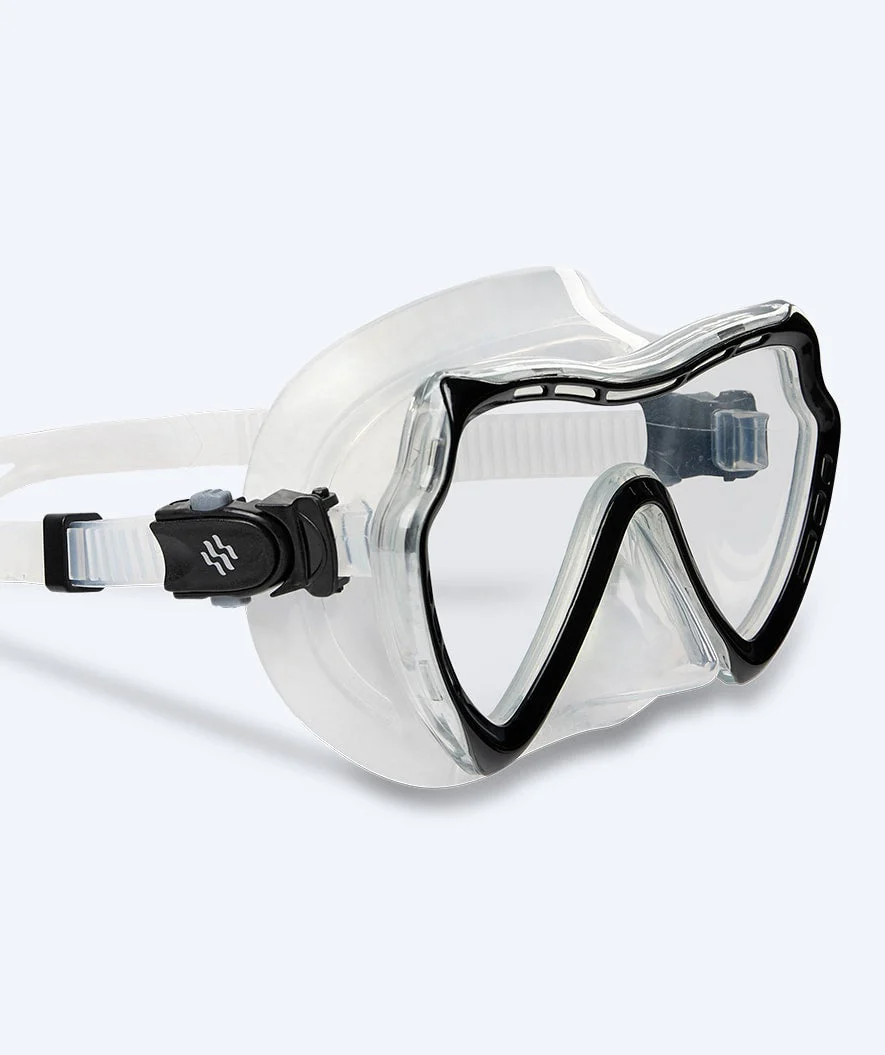 Watery diving mask for adults (from 15 years) - Nebula - Black - Image 2