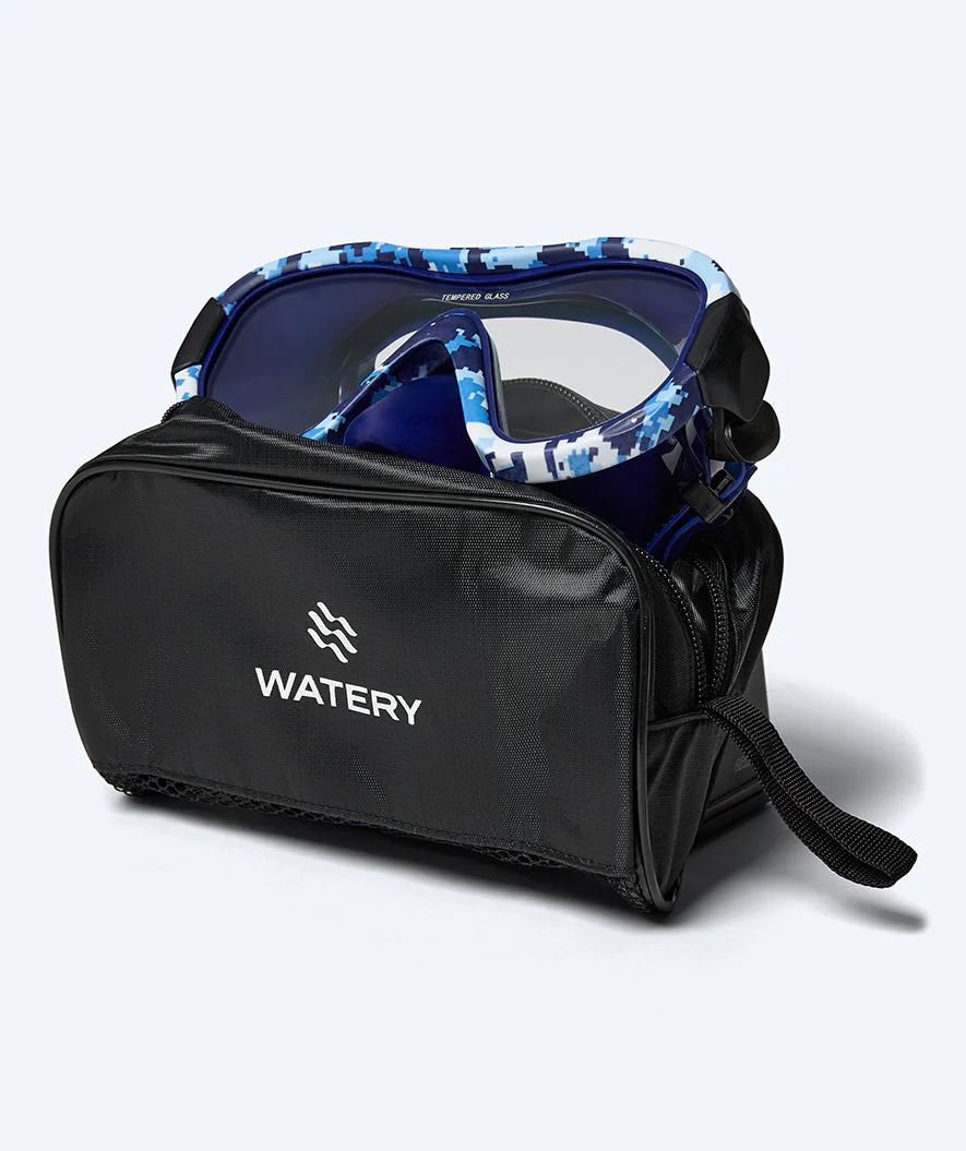 Watery diving mask for adults (from 12 years) - Rudder Camo - Dark blue - Image 6