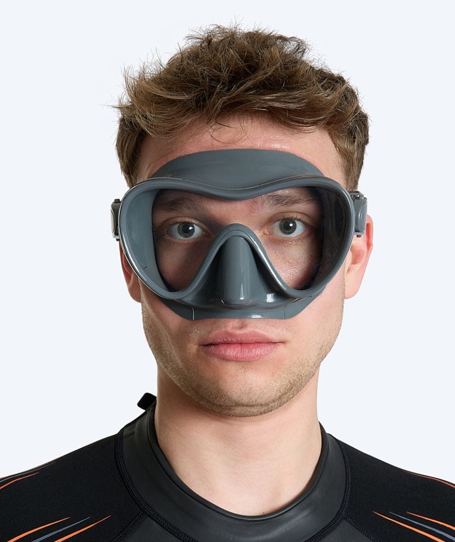 Watery diving mask for adults (from 12 years) - Cliff - Grey - Image 2