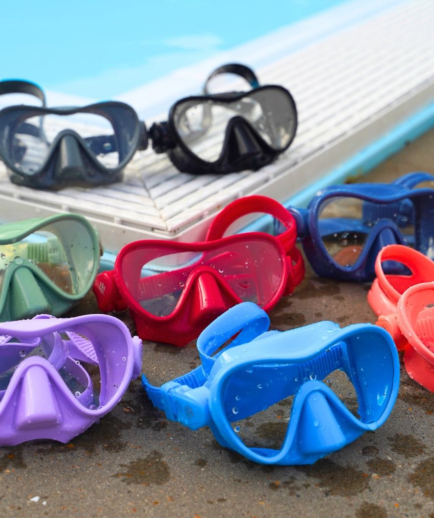 Watery diving mask for adults (from 12 years) - Cliff - Red - Image 4