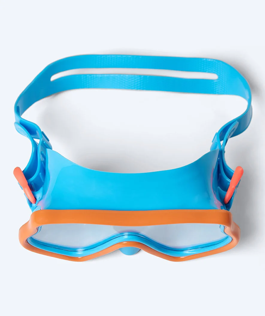 Watery diving mask for kids (4-10) - Pulina - Blue/orange - Image 5