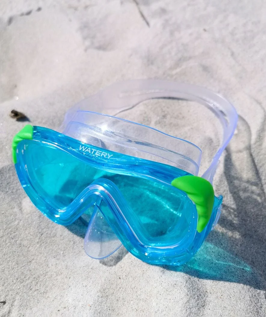 Watery diving mask for kids (4-10) - Shore - Green/blue - Image 4