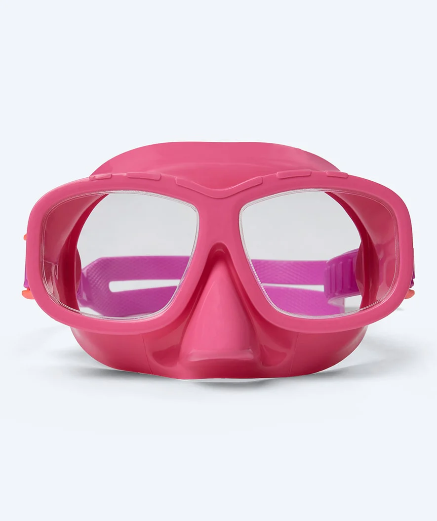 Watery diving mask for kids (4-10) - Wyre - Light pink/purple
