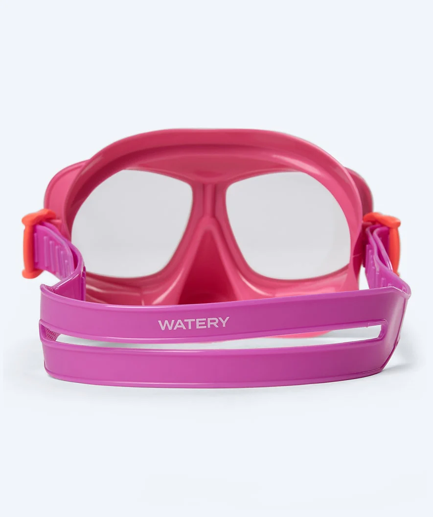 Watery diving mask for kids (4-10) - Wyre - Light pink/purple - Image 5