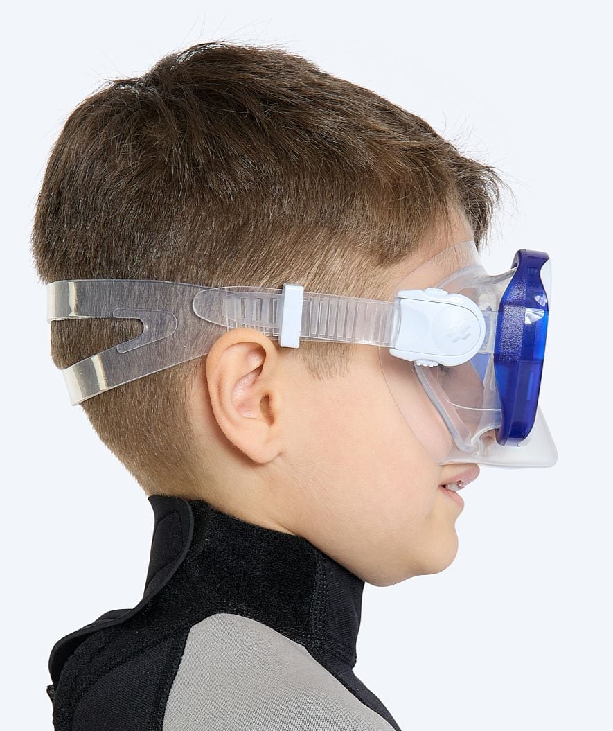Watery diving mask for kids (4-10) - Triton - Blue - Image 3