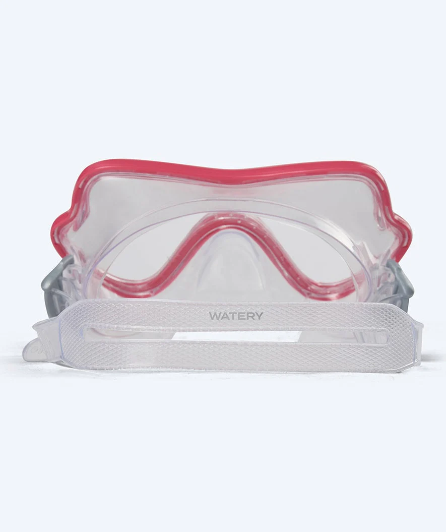 Watery diving mask for junior (8-15) - Trigger - Red/clear - Image 5
