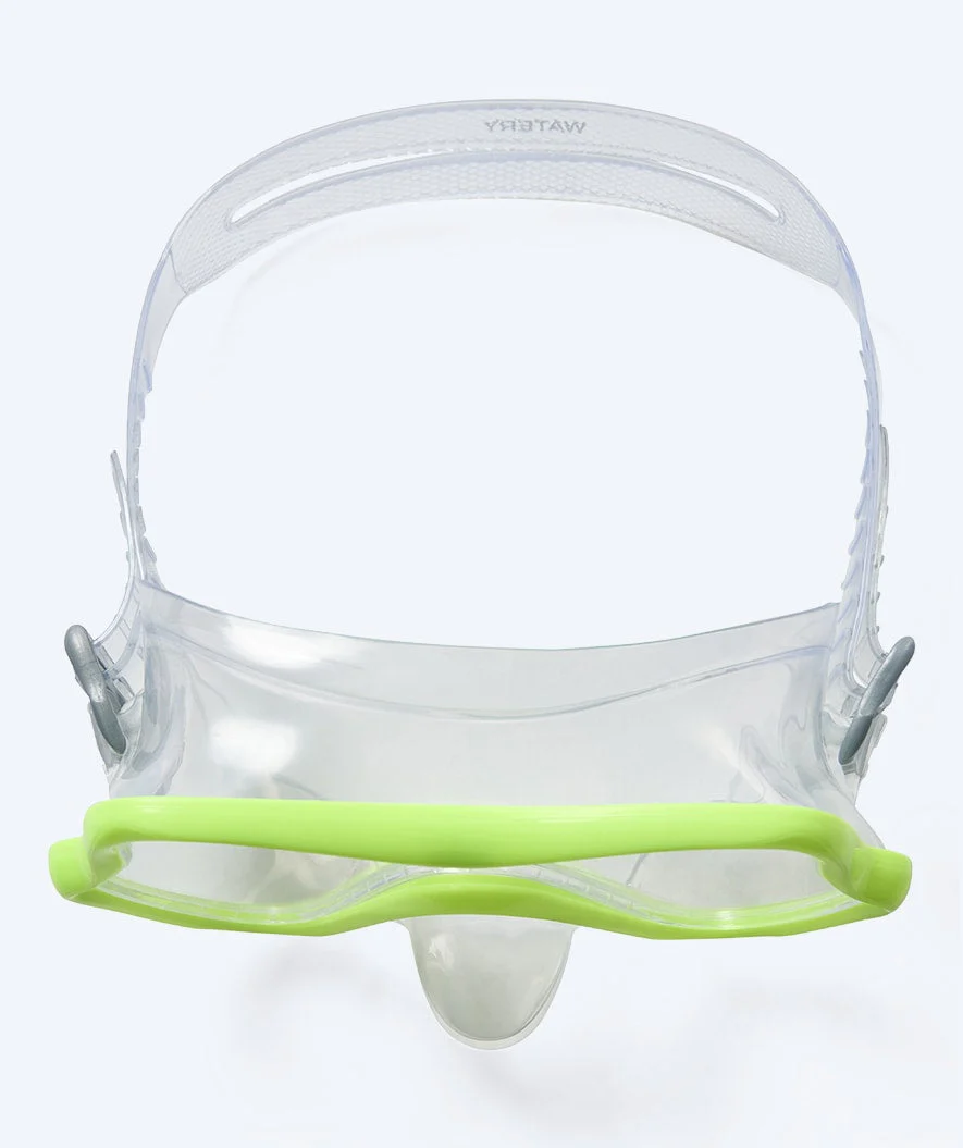 Watery diving mask for junior (8-15) - Trigger - Yellow/clear - Image 3