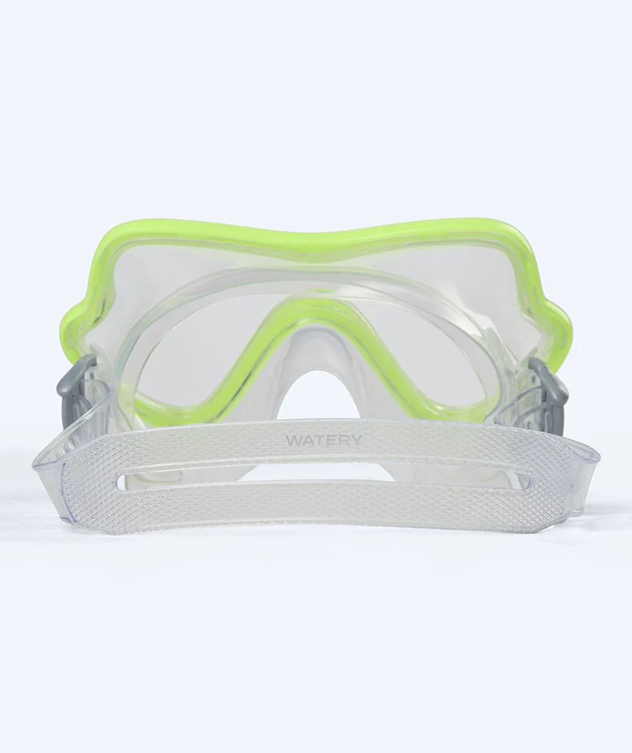 Watery diving mask for junior (8-15) - Trigger - Yellow/clear - Image 5