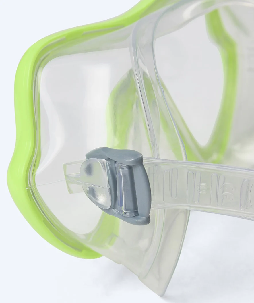 Watery diving mask for junior (8-15) - Trigger - Yellow/clear - Image 7