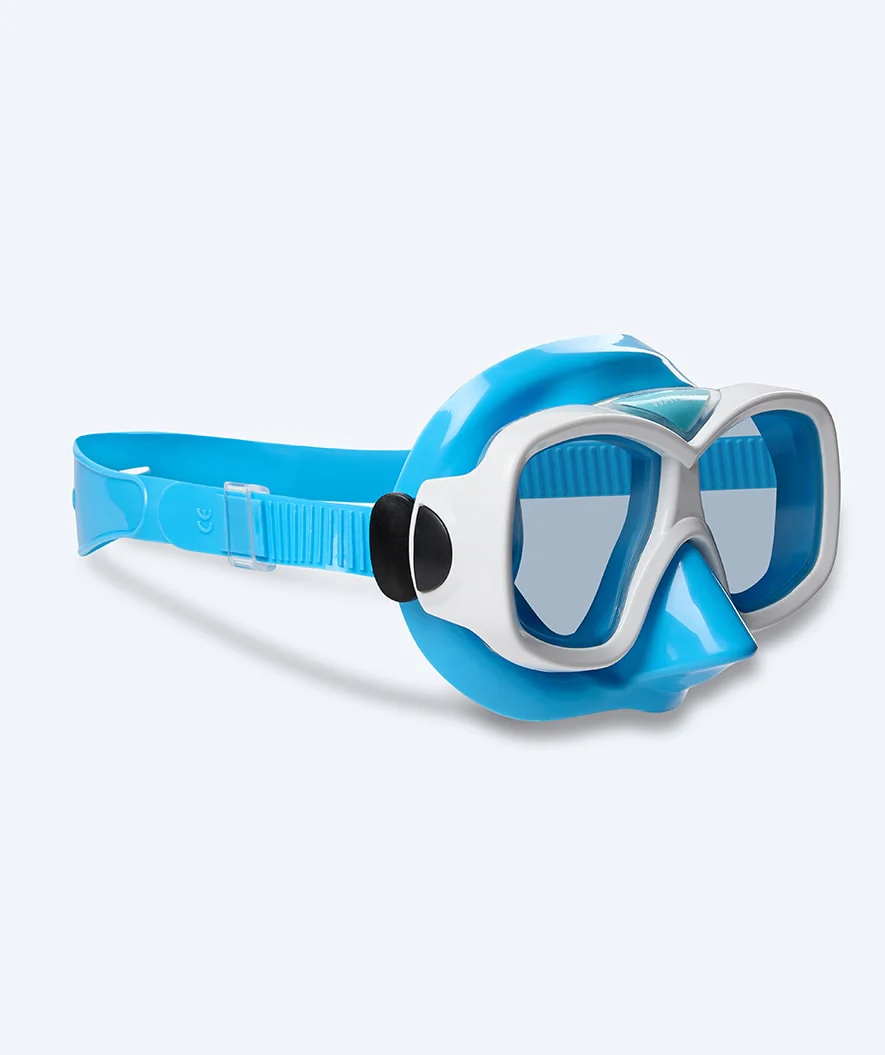 Watery diving mask for junior (8-15) - Misu - Blue/white - Image 2