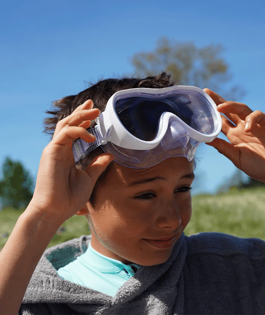 Watery diving mask for junior (8-15) - Odine - White - Image 8