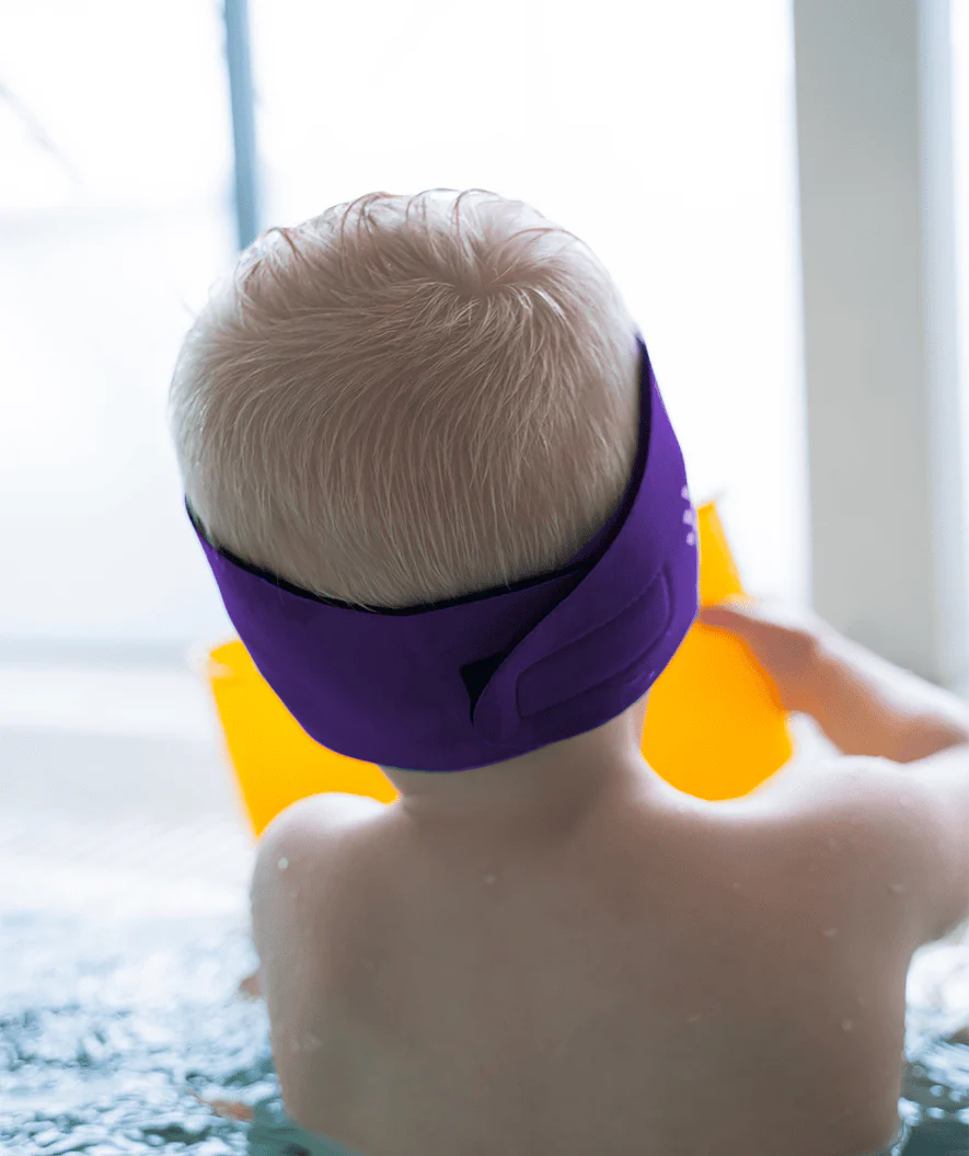 Watery earband for kids - Raider - Purple - Image 4