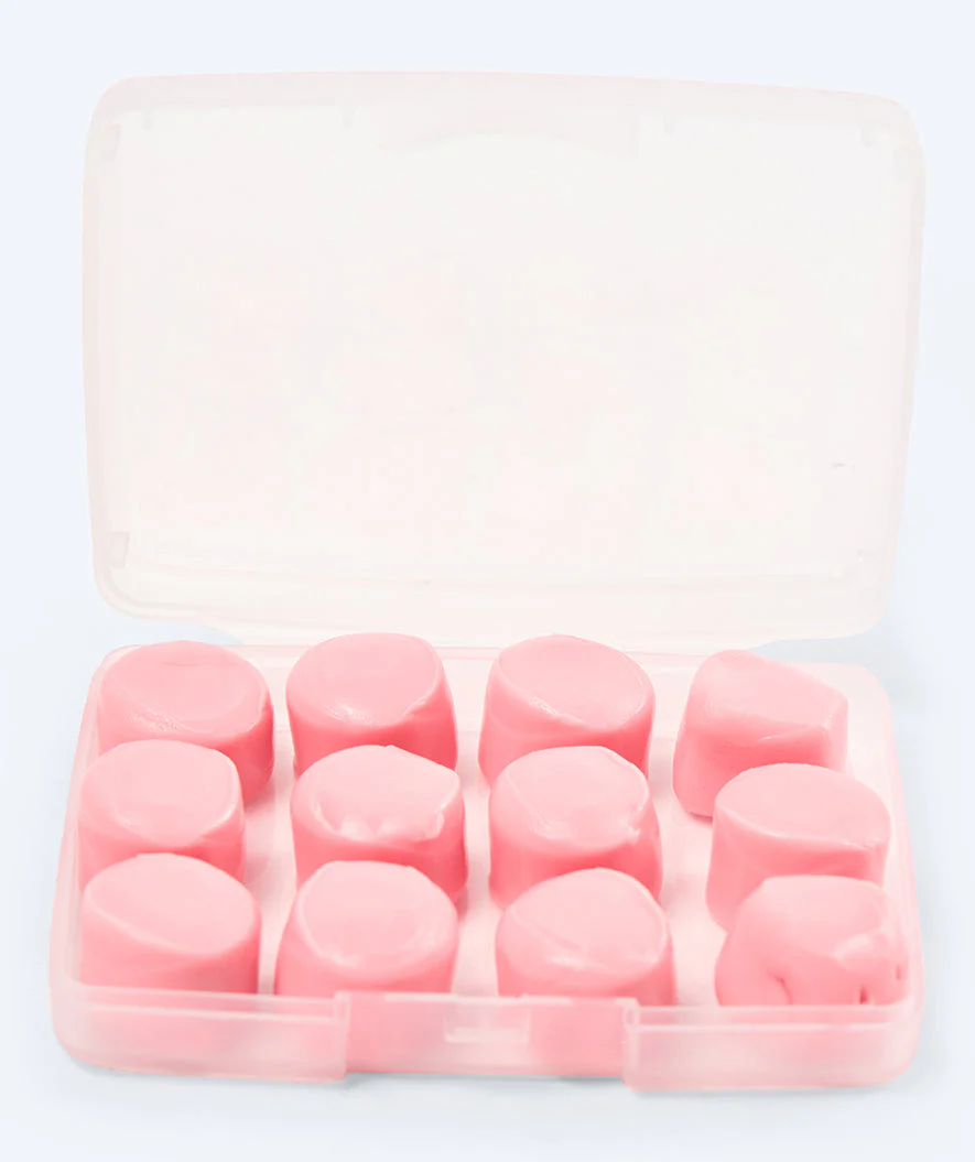 Watery earplugs for adults - Indra 6 par - Light pink