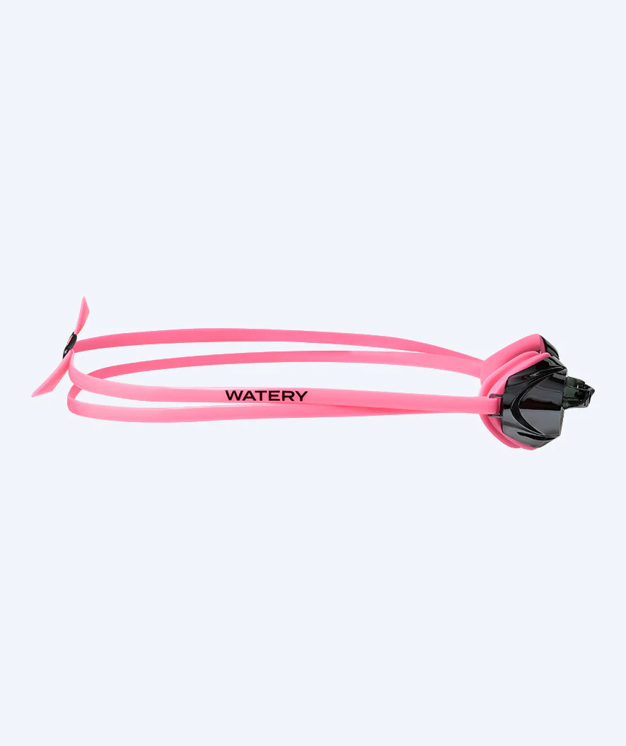 Watery Elite swimming goggles - Captain Mirror - Pink/silver - Image 3