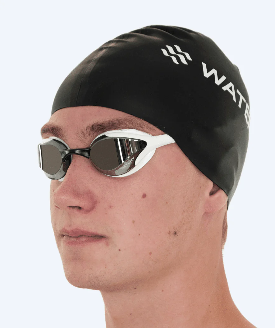 Watery Elite swimming goggles - Murphy Mirror - Black/silver - Image 4