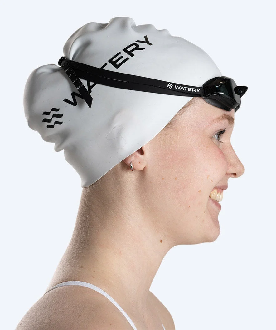 Watery Elite swimming goggles - Poseidon - Black (Smoke lens) - Image 10