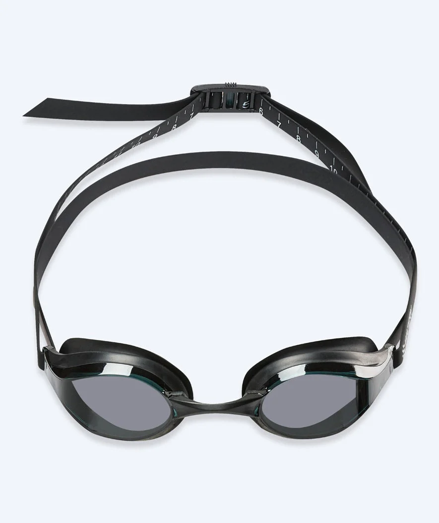 Watery Elite swimming goggles - Poseidon - Black (Smoke lens) - Image 2