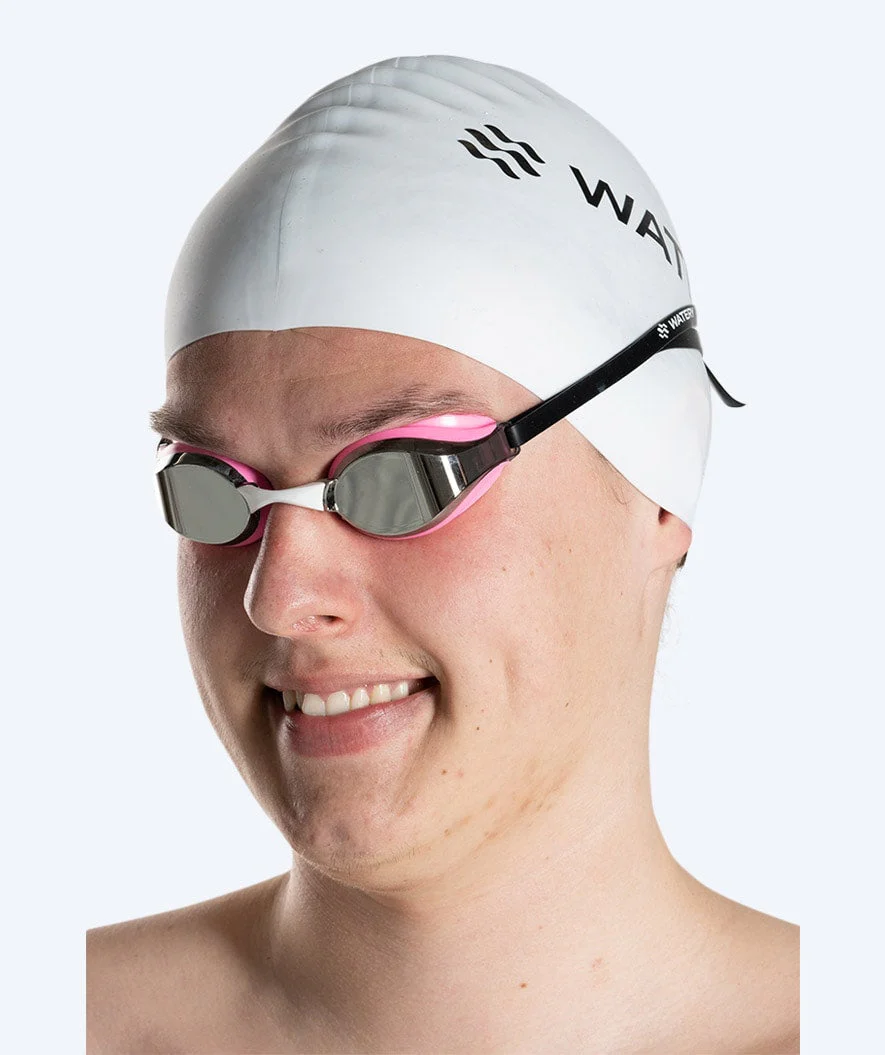 Watery Elite swimming goggles - Poseidon Mirror - Pink/silver - Image 10