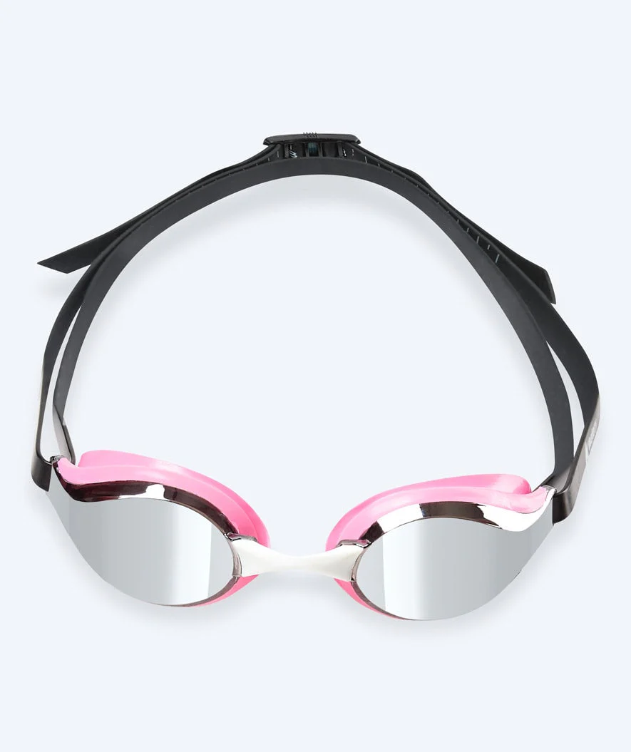 Watery Elite swimming goggles - Poseidon Mirror - Pink/silver - Image 2