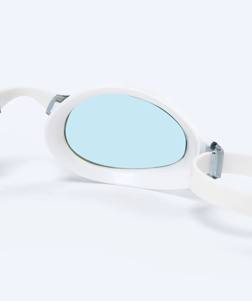 Watery Elite swimming goggles - Poseidon Mirror - White/blue - Image 5