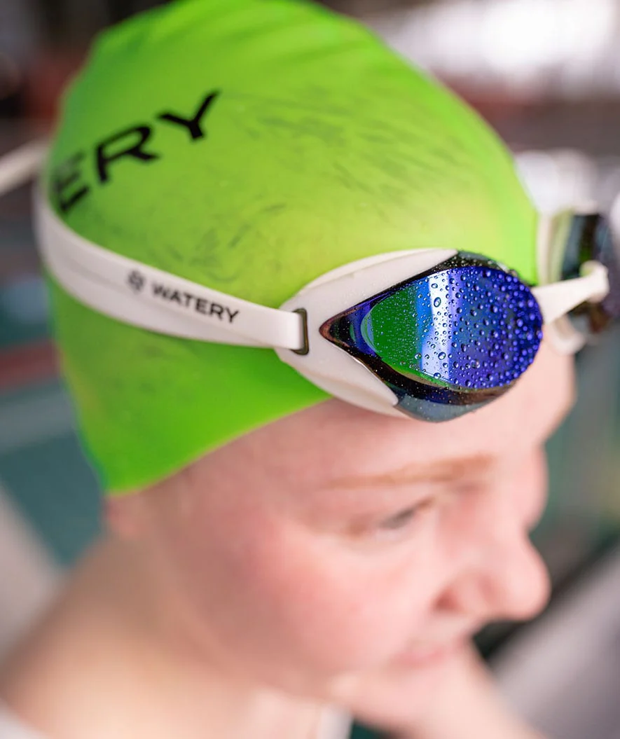 Watery Elite swimming goggles - Poseidon Ultra Mirror - Black/gold - Image 17