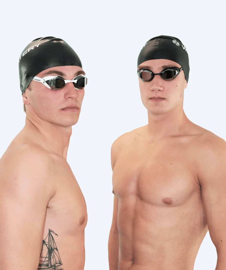 Watery Elite swimming goggles - Poseidon Ultra Mirror - Black/gold - Image 20