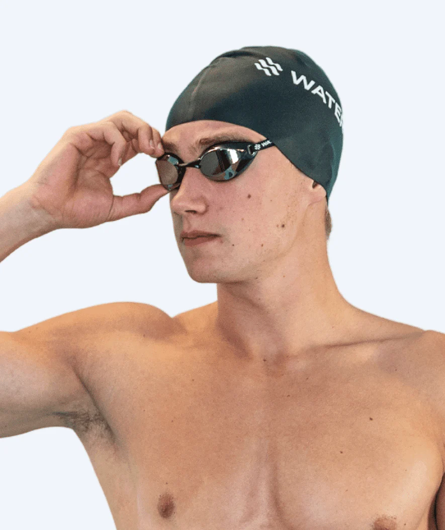 Watery Elite swimming goggles - Poseidon Ultra Mirror - Black/silver - Image 20