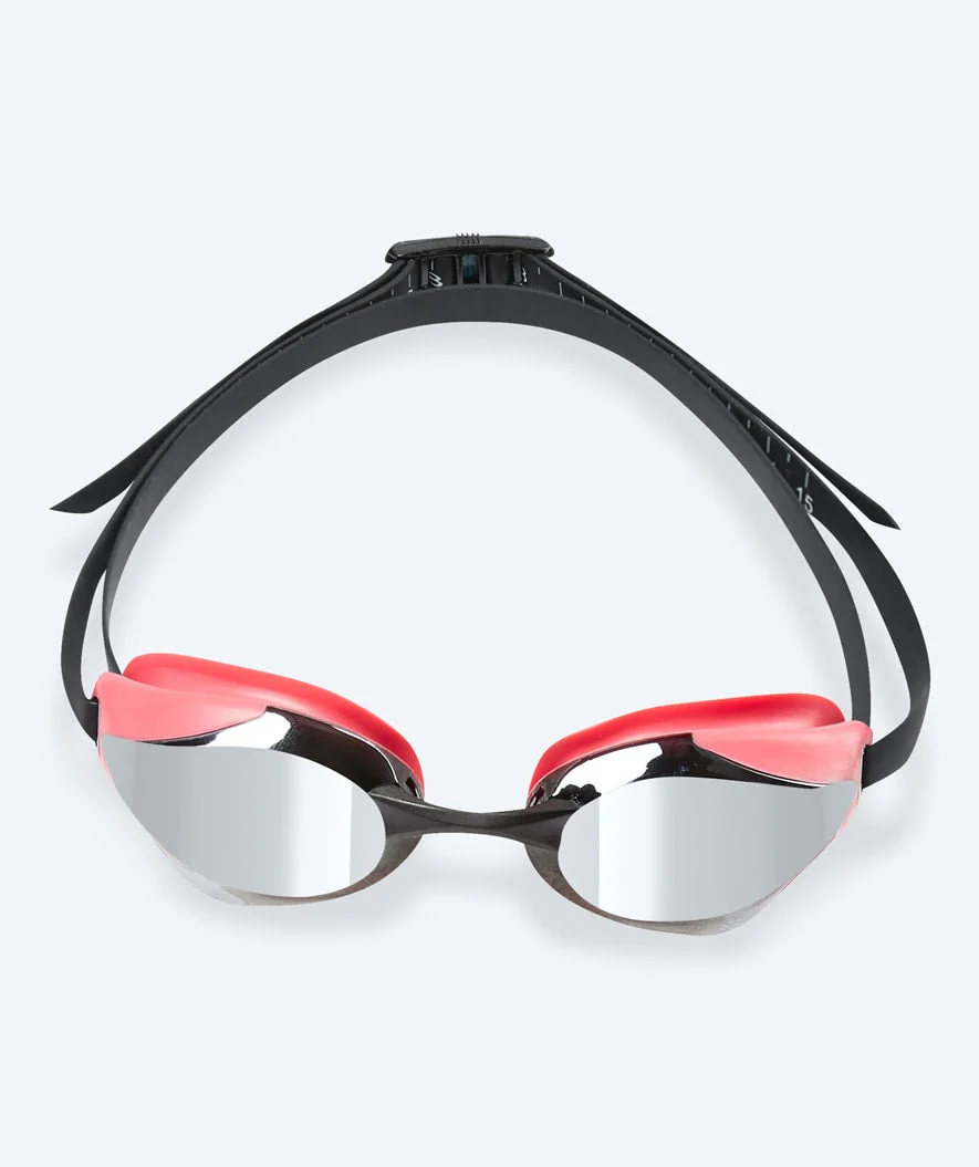 Watery Elite swimming goggles - Poseidon Ultra Mirror - Pink/silver - Image 2
