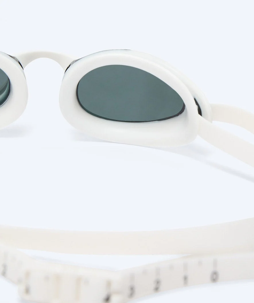 Watery Elite swimming goggles - Poseidon Ultra Mirror - White/silver - Image 4