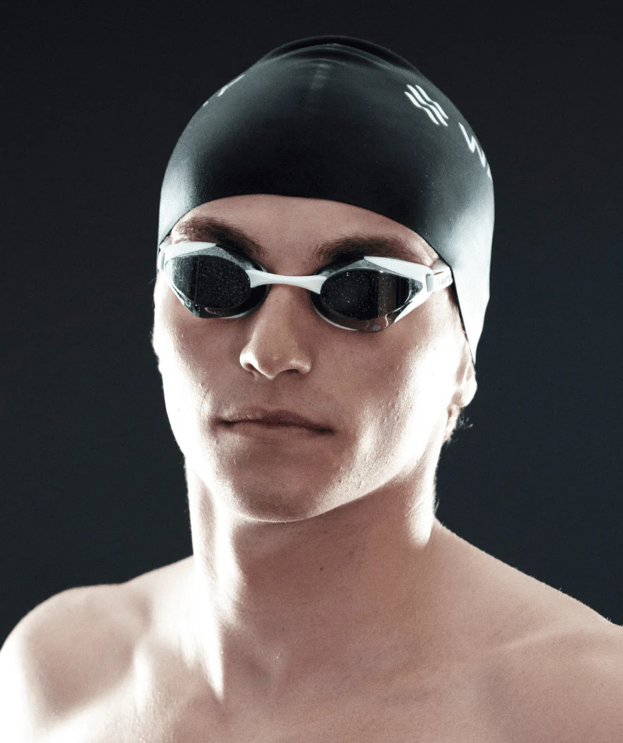 Watery Elite swimming goggles - Poseidon Ultra Mirror - White/silver - Image 8
