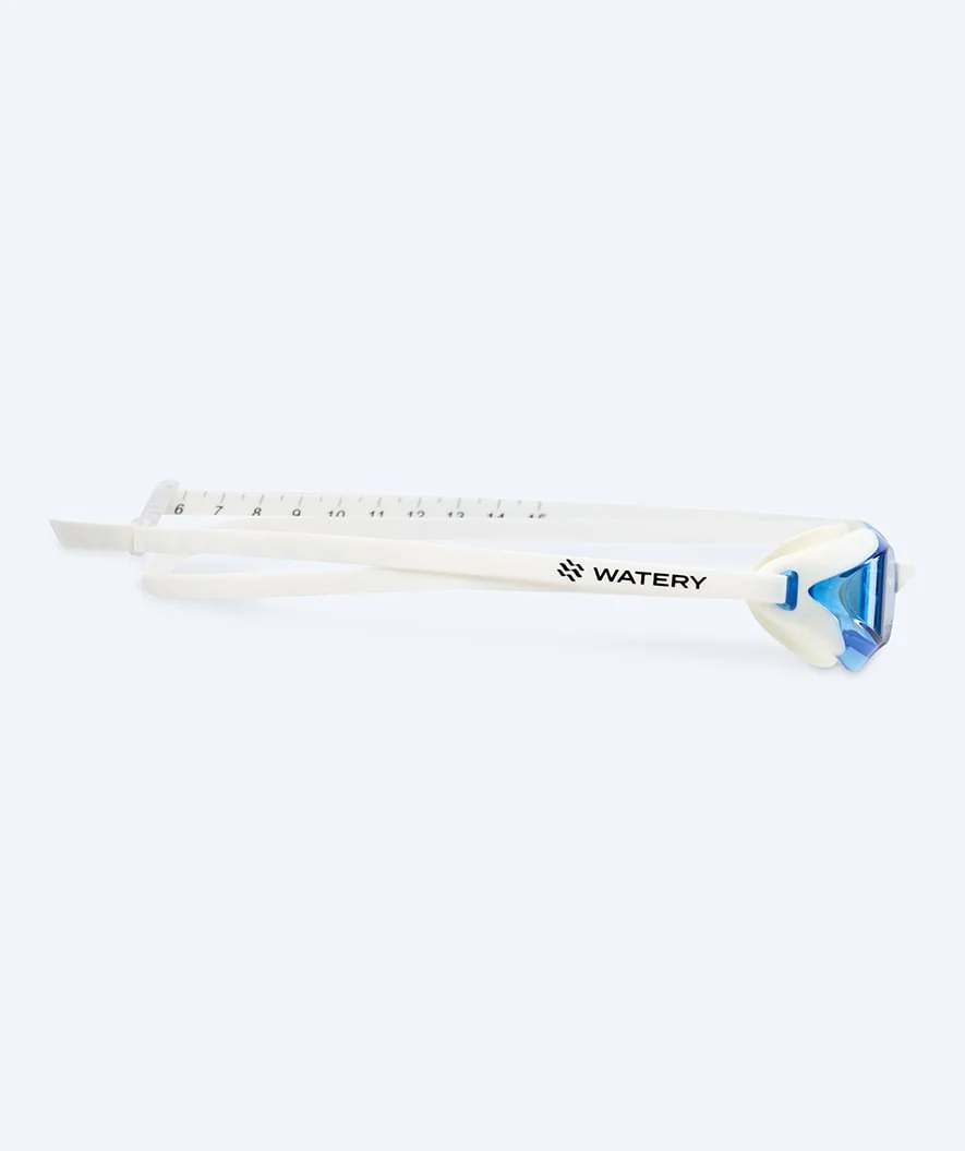 Watery Elite swimming goggles - Poseidon Ultra - White/blue - Image 3