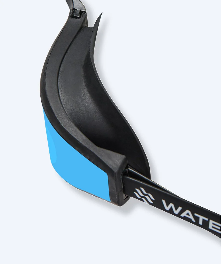 Watery Elite swimming goggles - Storm Racer Mirror - Black/blue - Image 5