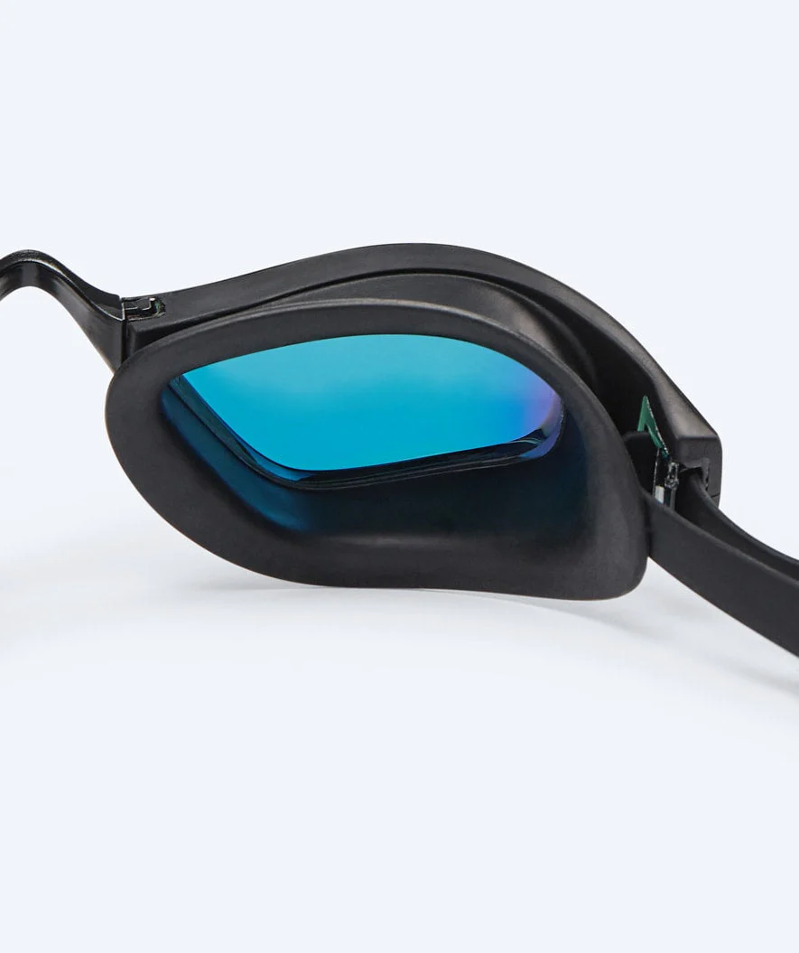 Watery Elite swimming goggles - Storm Racer Mirror - Black/gold - Image 6