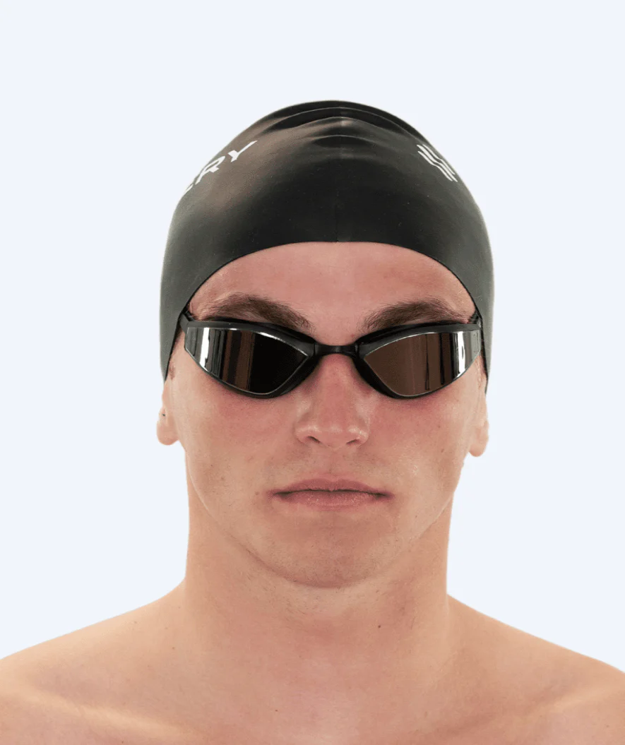 Watery Elite swimming goggles - Storm Racer Mirror - Black/silver - Image 4