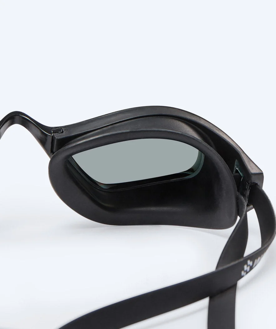 Watery Elite swimming goggles - Storm Racer Mirror - Black/silver - Image 8